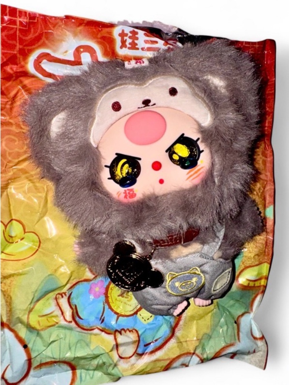 🐵 Baby Three Chinese Zodiac V2 – Confirmed Monkey (Special Glitter Eyes) ✨🐒 - Picture 5 of 6